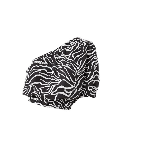 Rails Evy Top Black/White Contour Lines Small Elegant Animal Print MSRP $158 - Picture 2 of 7